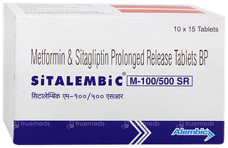 Sitalembic M 100/500 Sr Tablet Pr 15