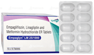 Empaglyn Lm 25/1000 Tablet 10
