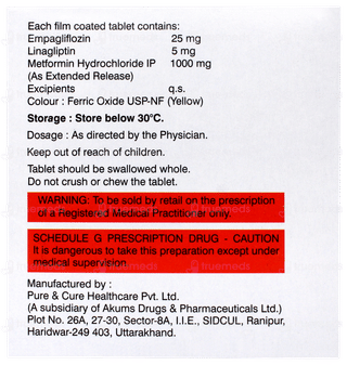 Empaglyn Lm 25/1000 Tablet 10