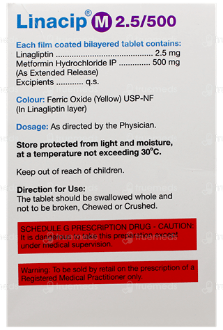 Linacip M 2.5/500 Tablet 15