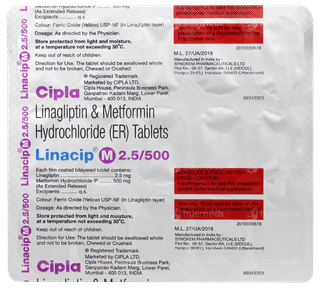 Linacip M 2.5/500 Tablet 15