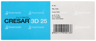Cresar 3d 25 Tablet 10