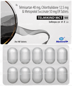 Telmikind Mct 50 Tablet 10