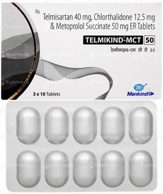 Telmikind Mct 50 Tablet 10