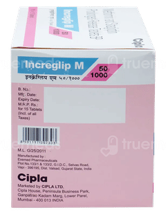 Increglip M 50/1000 Tablet 15