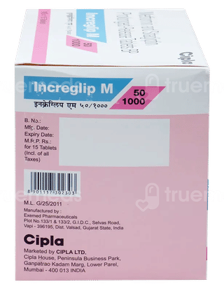 Increglip M 50/1000 Tablet 15