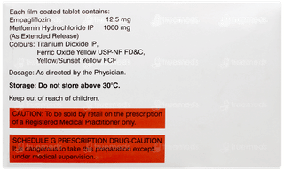 Xenia M 12.5/1000 Er Tablet 10