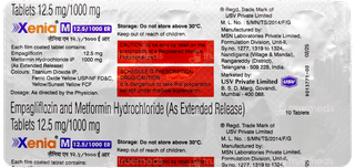 Xenia M 12.5/1000 Er Tablet 10