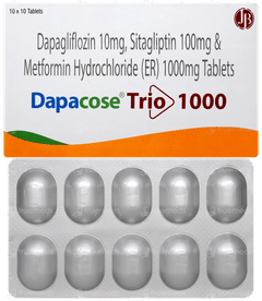 Dapacose Trio 1000 Tablet 10