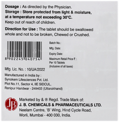 Dapacose Trio 1000 Tablet 10