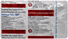 Dapacose Trio 1000 Tablet 10
