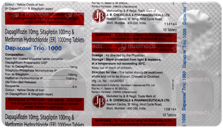 Dapacose Trio 1000 Tablet 10