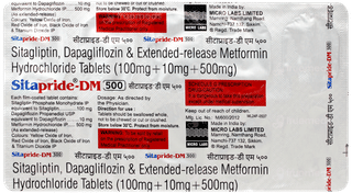 Sitapride Dm 500 Tablet 10