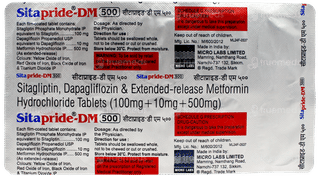 Sitapride Dm 500 Tablet 10