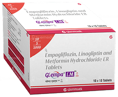 Glempa Lm Er 10/5/1000 Tablet 10