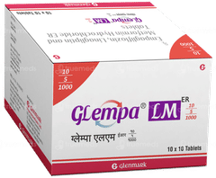 Glempa Lm Er 10/5/1000 Tablet 10