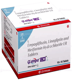 Glempa Lm Er 25/5/1000 Tablet 10 Glempa Lm Er 25/5/1000 Tablet 10