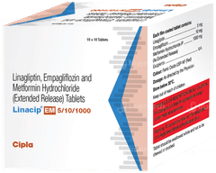 Linacip Em 5/10/1000 Tablet 10