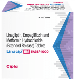 Linacip Em 5/25/1000 Tablet 10