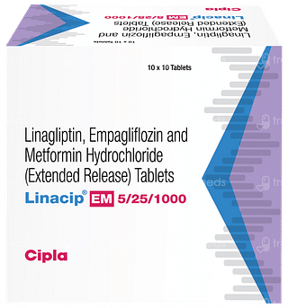 Linacip Em 5/25/1000 Tablet 10