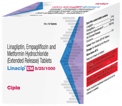 Linacip Em 5/25/1000 Tablet 10