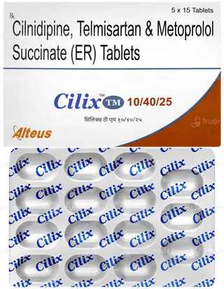 Cilix Tm 10/40/25 Tablet 15