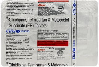 Cilix Tm 10/40/25 Tablet 15