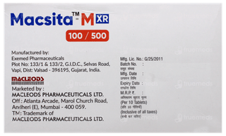 Macsita M Xr 100/500 Tablet Pr 10