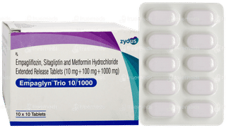 Empaglyn Trio 10/1000 Tablet 10