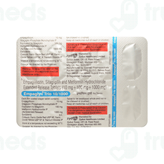 Empaglyn Trio 10/1000 Tablet 10 Empaglyn Trio 10/1000 Tablet 10