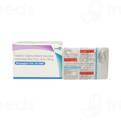 Empaglyn Trio 10/1000 Tablet 10 Empaglyn Trio 10/1000 Tablet 10