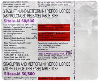 Sitara M 50/500 Tablet 15