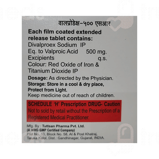 Valprodex 500 Sr Tablet 10