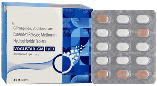 Voglistar GM 1/0.3 Tablet 15