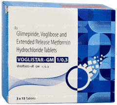 Voglistar GM 1/0.3 Tablet 15