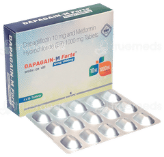 Dapagain M Forte 10Mg/1000Mg Tablet 15