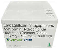Gibtulio Sm 10/1000 Tablet 10 Gibtulio Sm 10/1000 Tablet 10