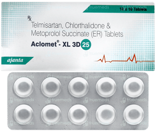 Aclomet Xl 3D 25 Tablet 10
