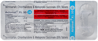 Aclomet Xl 3D 25 Tablet 10