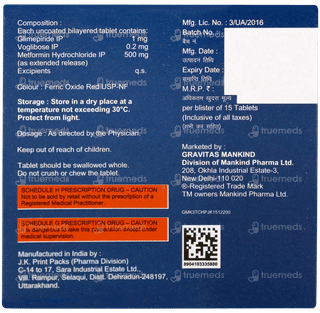 Glimestar Mv1 Tablet Er 15