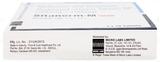 Sitanorm M 100/500 Tablet Pr 15