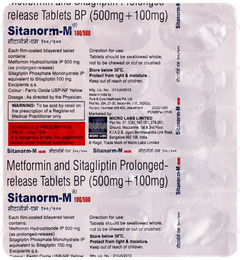 Sitanorm M 100/500 Tablet Pr 15
