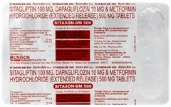 Sitason Dm 500 Tablet 10