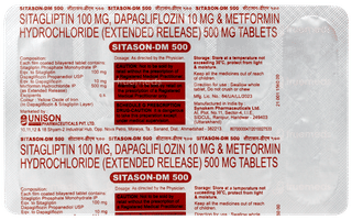 Sitason Dm 500 Tablet 10