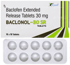 Baclonol 30 Sr Tablet 10 Baclonol 30 Sr Tablet 10