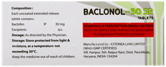 Baclonol 30 Sr Tablet 10