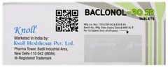 Baclonol 30 Sr Tablet 10