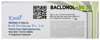 Baclonol 30 Sr Tablet 10