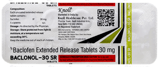 Baclonol 30 Sr Tablet 10
