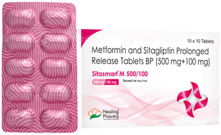 Sitasmart M 100/500 Tablet 10